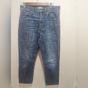 Madewell- Women's Size 28 Straight leg Crop Jean